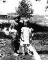 Jean with older brother John (who passed away shortly after this photo was taken).